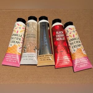 Bath & Body Works Colorful Hand Cream Collection Set of 5 new